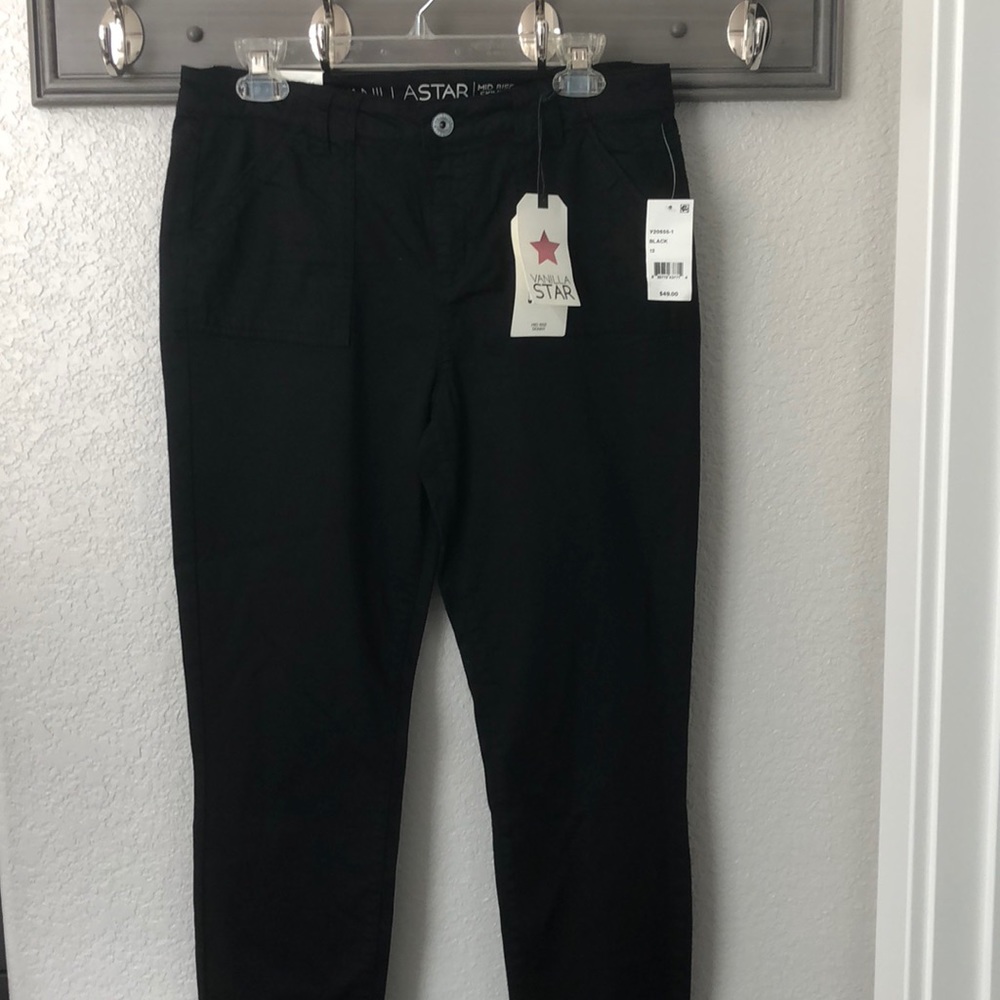 NWT Mid-Rise Skinny Vanilla Star Trouser